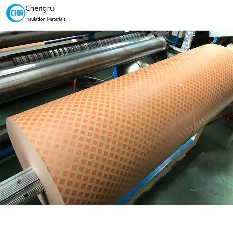 diamond patterned electrical insulation