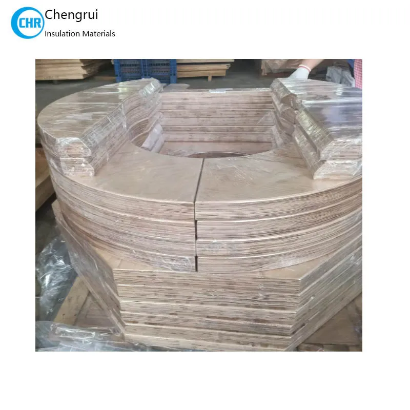 densified wood rings for transformer