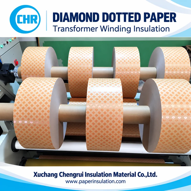 Chengrui diamond dotted paper slit rolls for transformer winding insulation