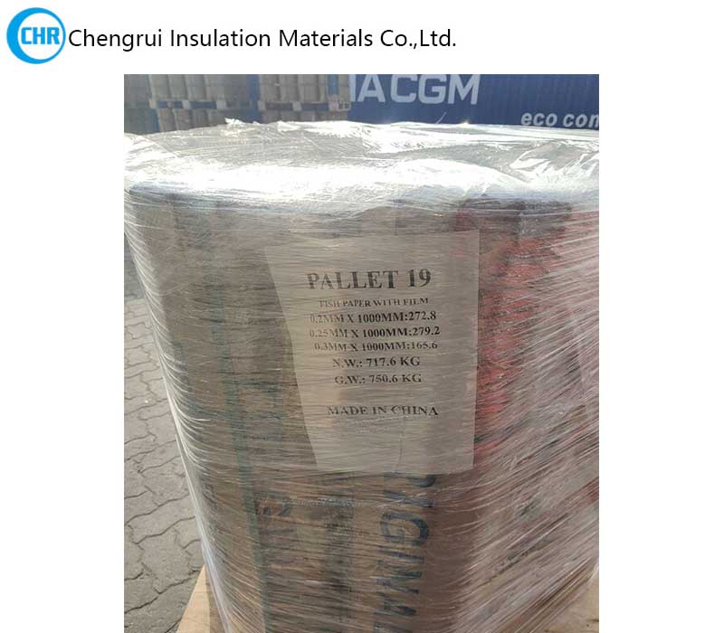 insulating fish paper with film