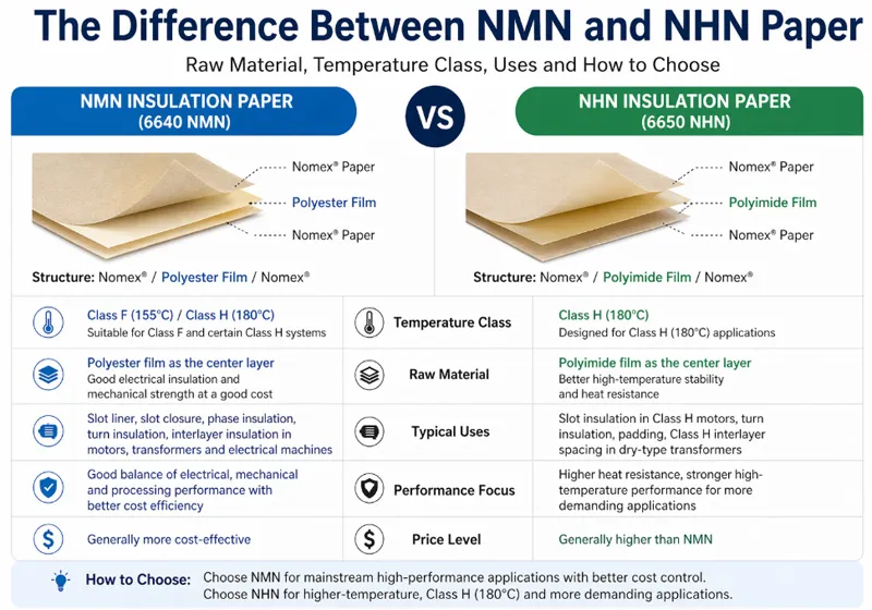 NMN and NHN insulation paper