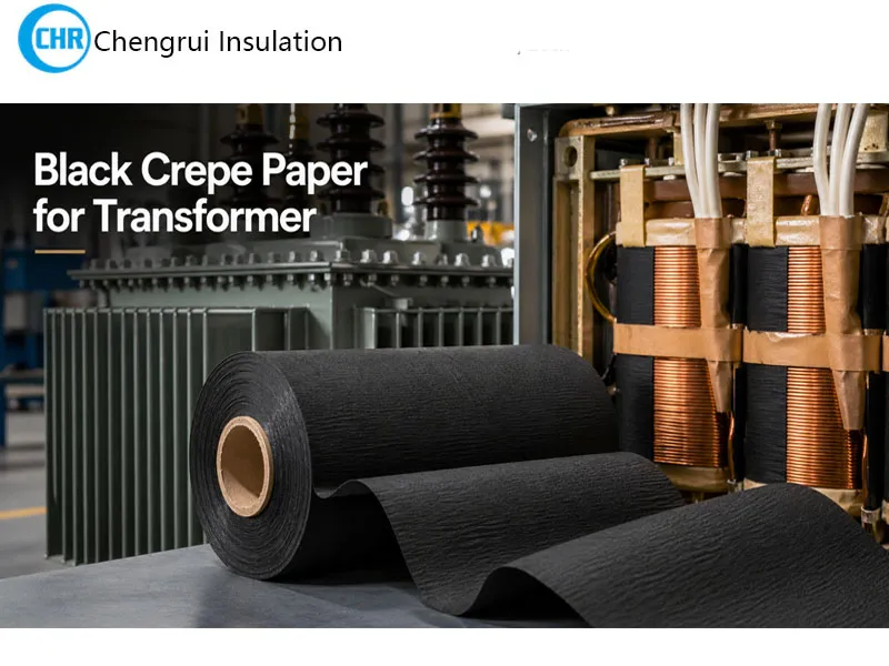 black crepe paper for transformer