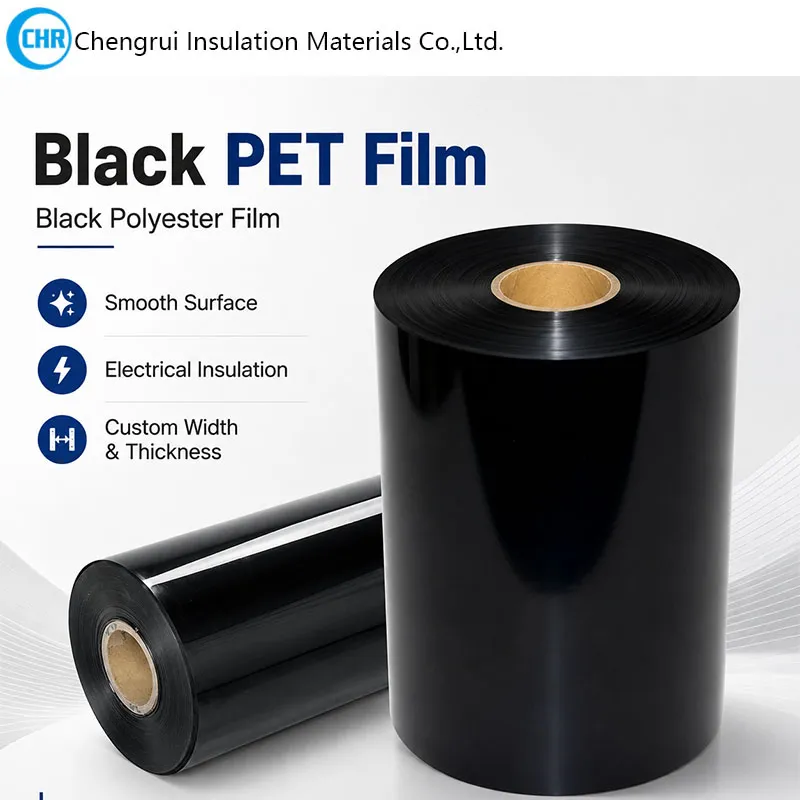 insulation black pet film supplier